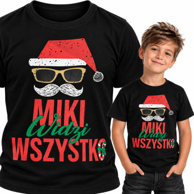 KOSZULKA DZIECIĘCA ŚWIĄTECZNA MIKI WIDZI